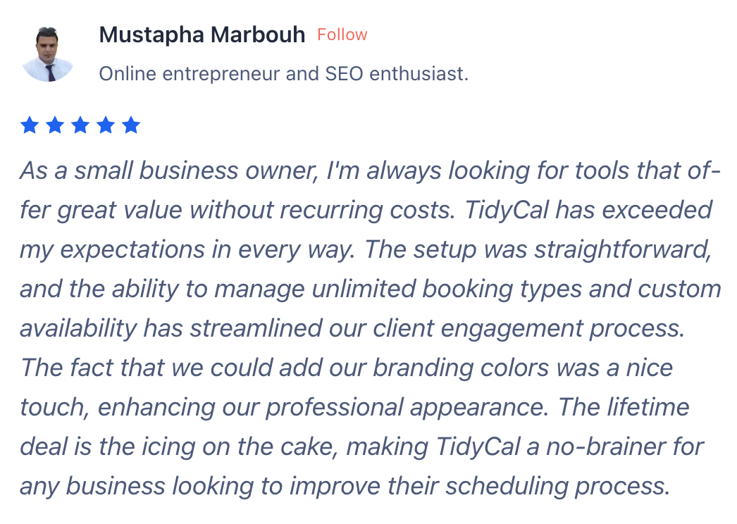 Client review